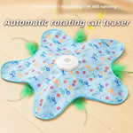 Automatic Turntable Cat Hunting Blanket Toy - Interactive Pet Game Cover for Boredom Relief