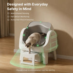 Self-Cleaning Cat Litter Box — 7 Safety Sensors & Anti-Pinch Protection