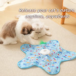 Automatic Turntable Cat Hunting Blanket Toy - Interactive Pet Game Cover for Boredom Relief