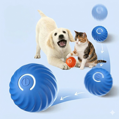Interactive Pet Play Ball