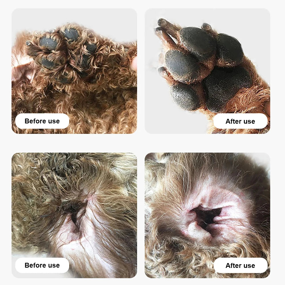 Professional Precision Pet Hair Trimmer for Paws & Ears.