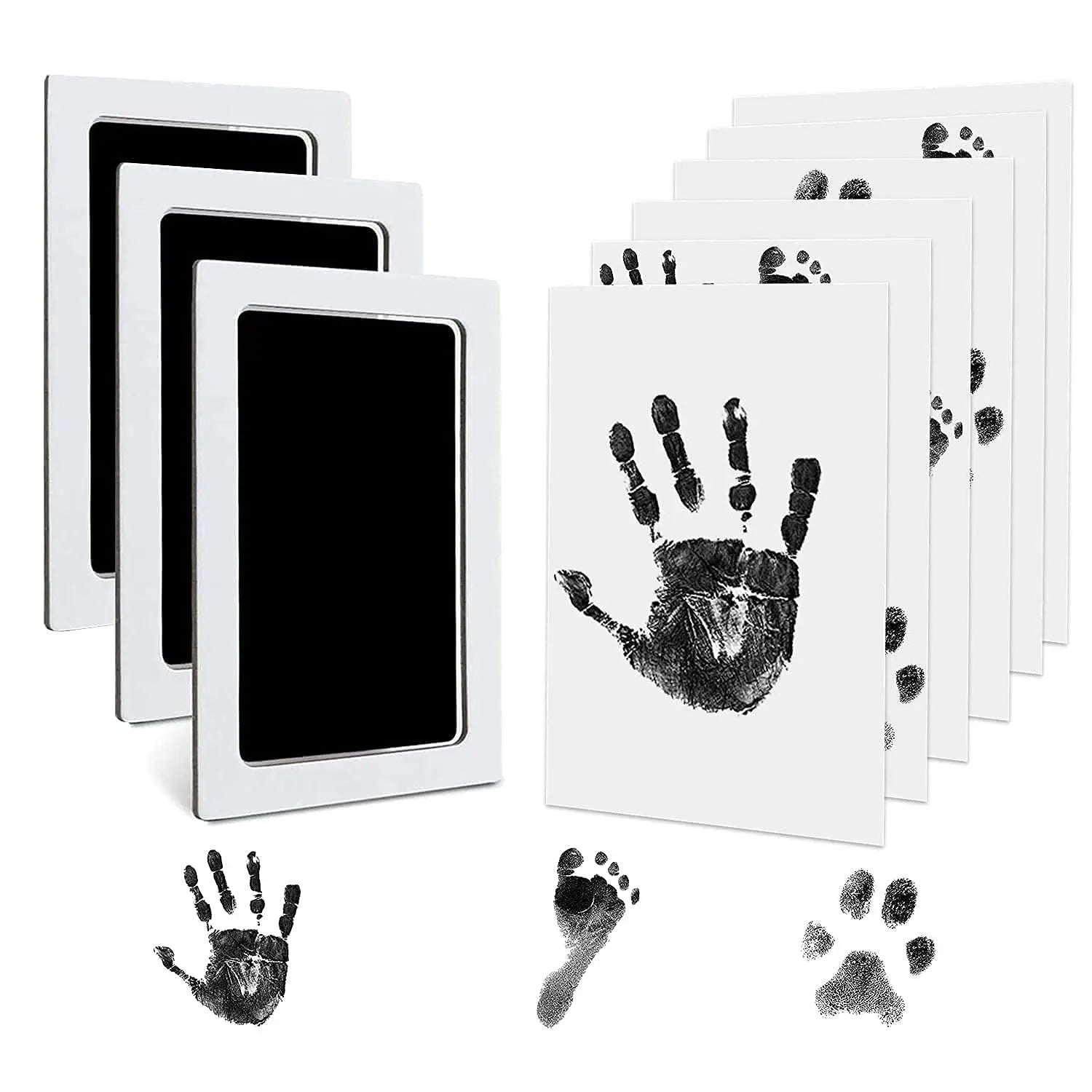 Clean-Touch Paw Print Ink Pad Kit | Mess-Free Pet Keepsake & DIY Impression Kit for Dogs and Cats.