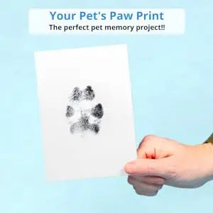 Clean-Touch Paw Print Ink Pad Kit | Mess-Free Pet Keepsake & DIY Impression Kit for Dogs and Cats.