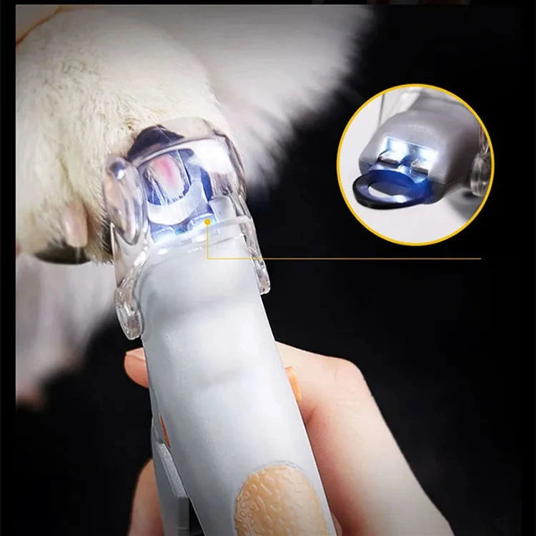Professional Pet Nail Clipper with LED Safety Light.