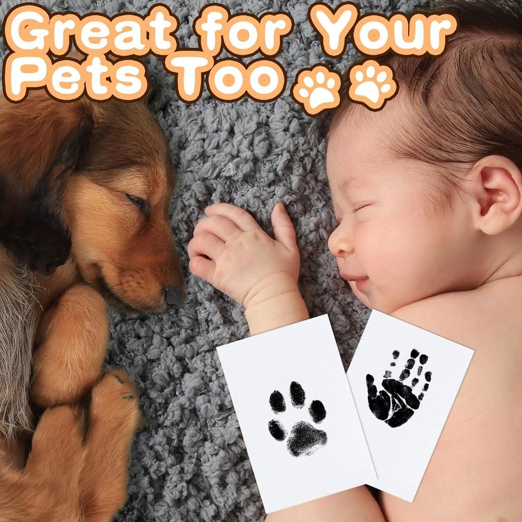 Clean-Touch Paw Print Ink Pad Kit | Mess-Free Pet Keepsake & DIY Impression Kit for Dogs and Cats.