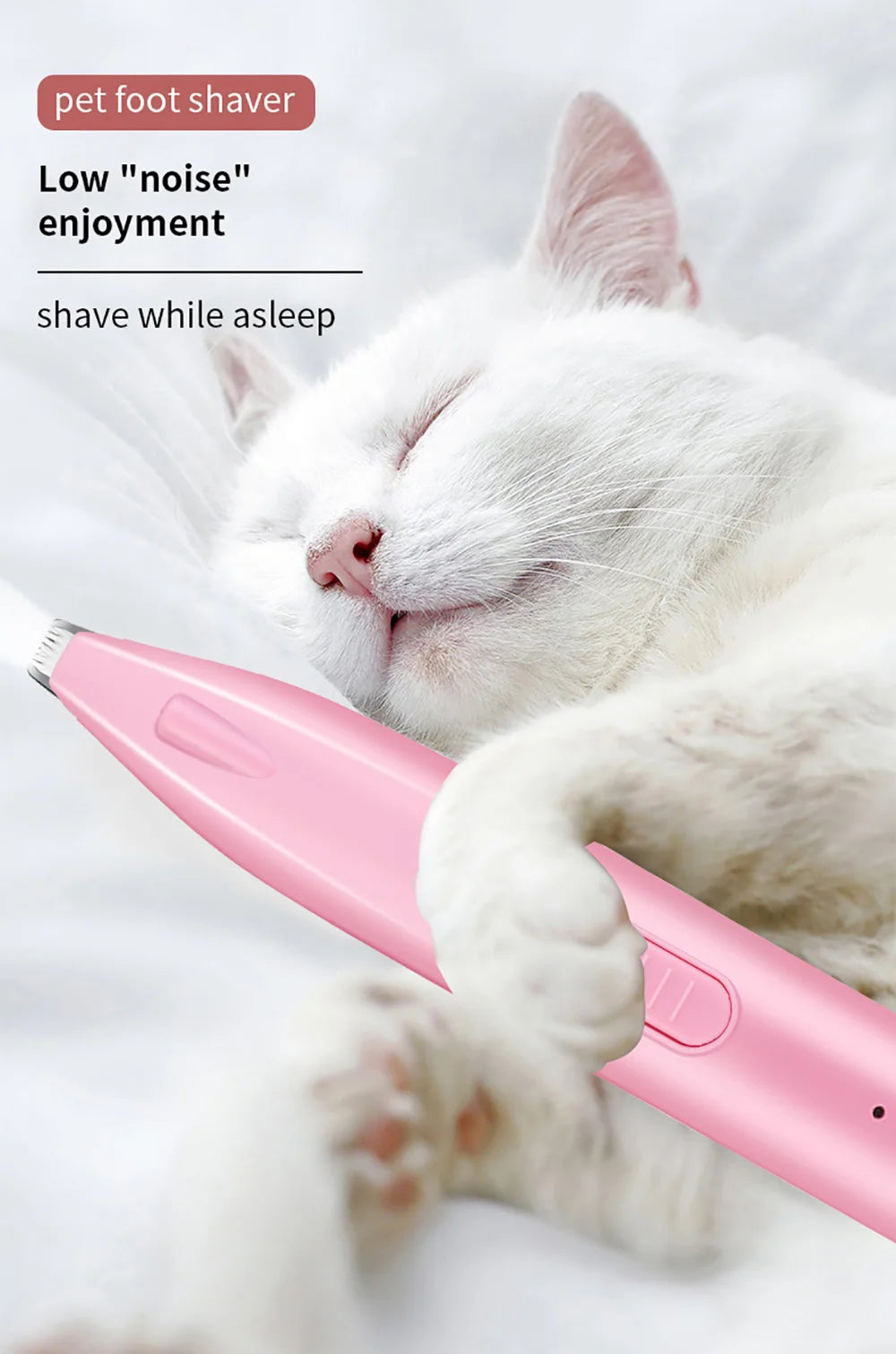 Professional Precision Pet Hair Trimmer for Paws & Ears.