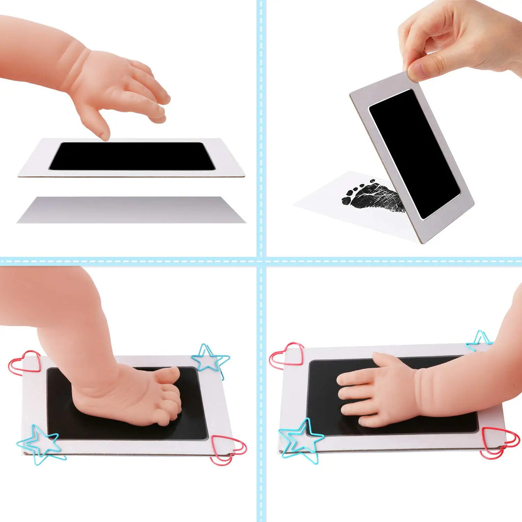 Clean-Touch Paw Print Ink Pad Kit | Mess-Free Pet Keepsake & DIY Impression Kit for Dogs and Cats.