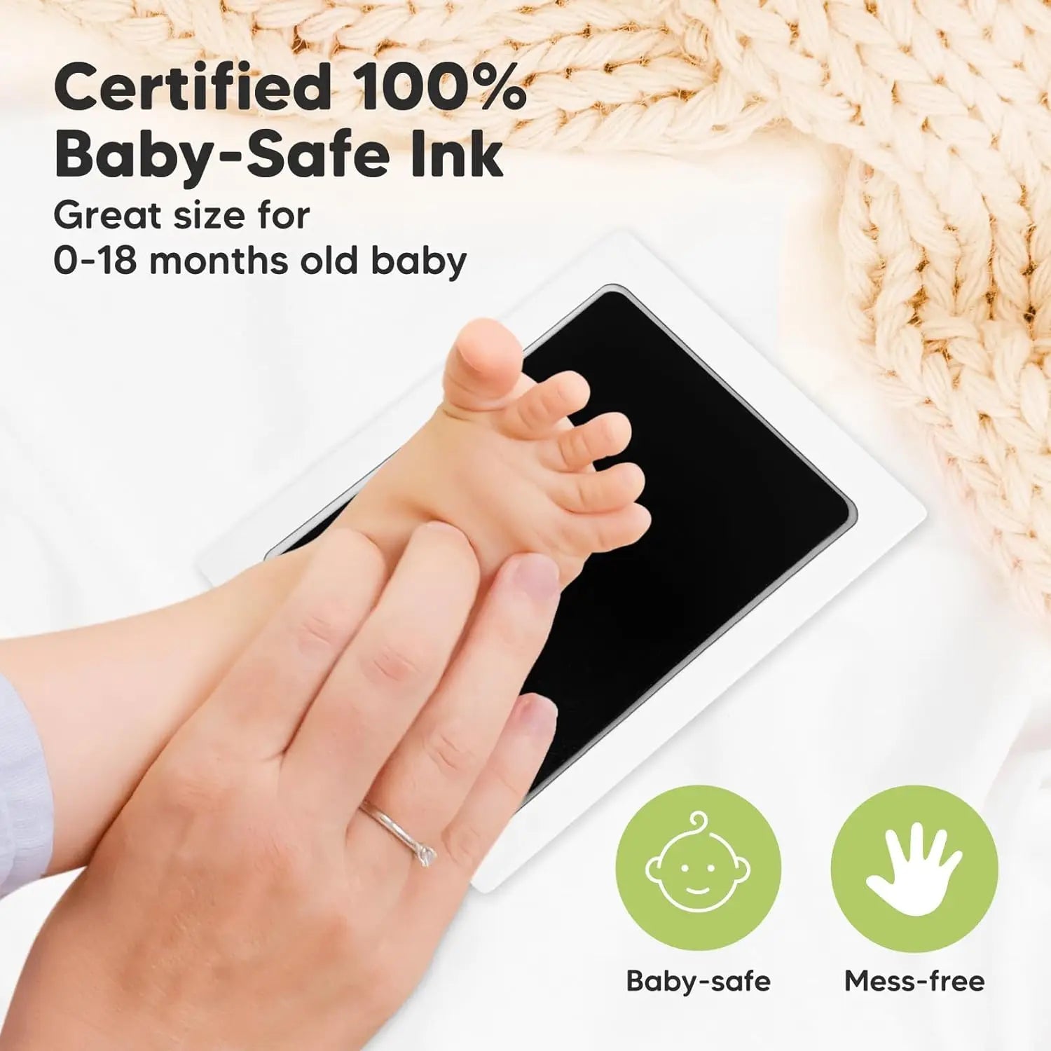 Clean-Touch Paw Print Ink Pad Kit | Mess-Free Pet Keepsake & DIY Impression Kit for Dogs and Cats.