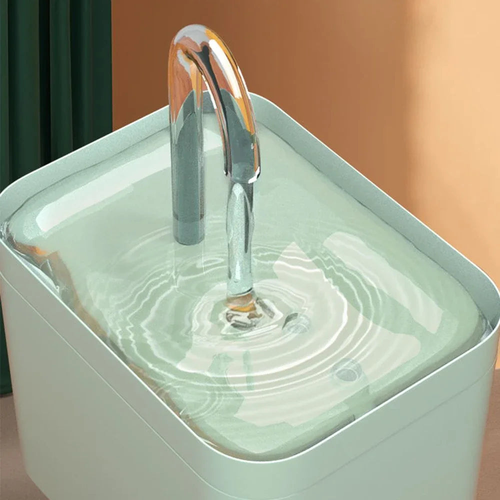 "Ultra-Quiet Automatic Pet Water Fountain | 1.5L Filtered Dispenser for Cats & Dogs"