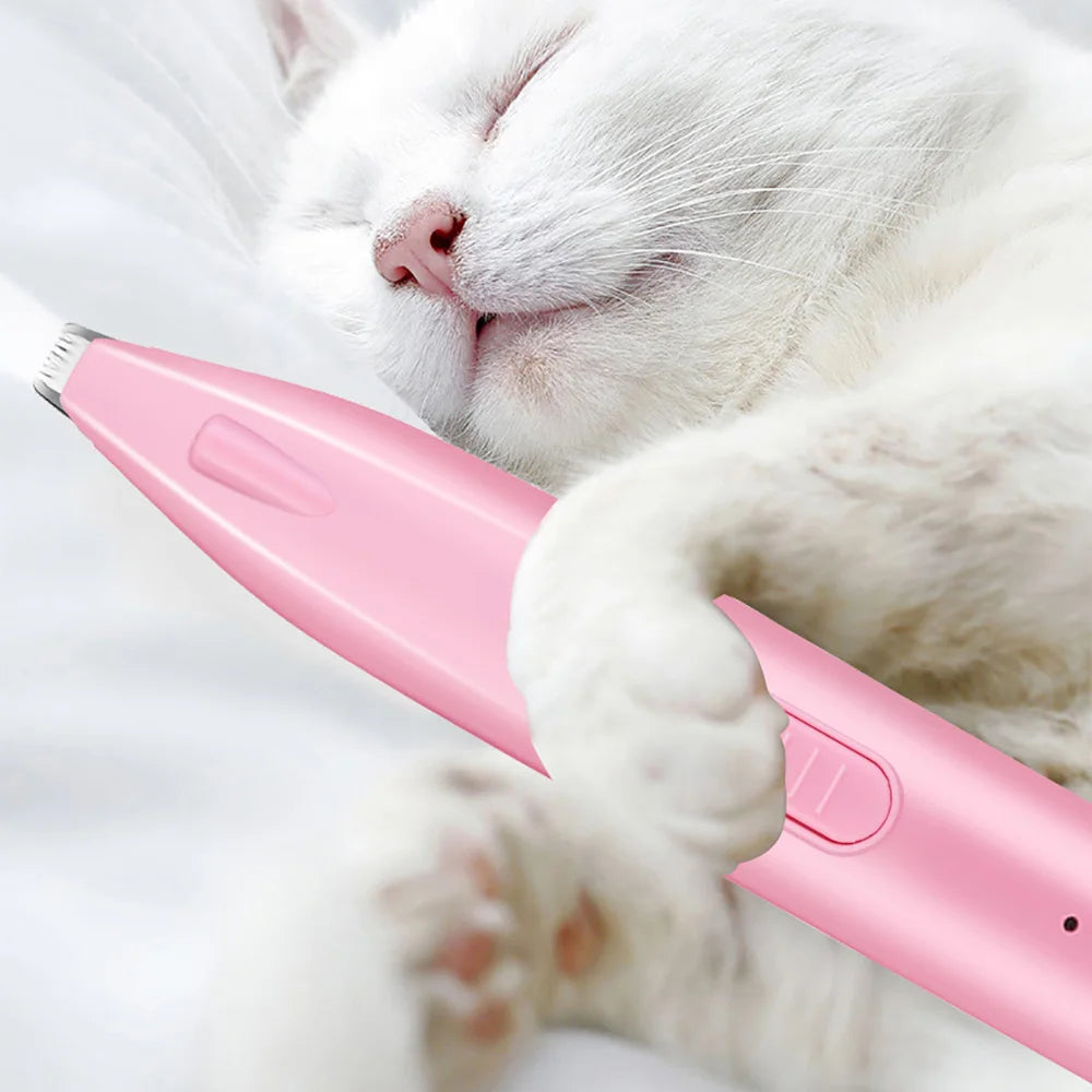 Professional Precision Pet Hair Trimmer for Paws & Ears.