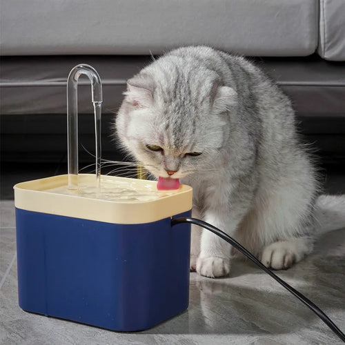 "Ultra-Quiet Automatic Pet Water Fountain | 1.5L Filtered Dispenser for Cats & Dogs"