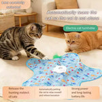 Automatic Turntable Cat Hunting Blanket Toy - Interactive Pet Game Cover for Boredom Relief
